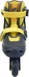 AMIGO Racer Inlineskates - Skeelers voor jongens en meisjes - Zwart/Geel - Maat 34-37