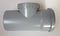 Revisiebuis Reinigingsbuis Revisieopening DN110, Polypropyleen, Grijs, 110 mm, 1 stuk