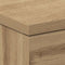 vidaXL - Nachtkastjes - 2 - st - 38x35x55cm - bewerkt - hout - artisanaal - eikenkleur