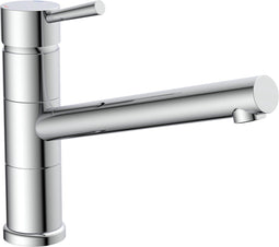 SCHÜTTE Unicorn Design Keukenkraan voor Waterverwarmer met vrije Uitloop - lage Druk - Mengkraan - Lage, Draaibare Uitloop - Chroom