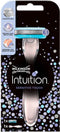 Wilkinson Woman Intuition Sensitive Touch - Scheermes met 3 curve-sensing mesjes - Wit Blauw Zilver