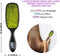 Wet Brush - Shine Enhancer Haarborstel - Ultra-zachte IntelliFlex natuurlijke varkenshaar - Zwart