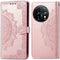 iMoshion Hoesje Geschikt voor OnePlus 11 Hoesje Met Pasjeshouder - iMoshion Mandala Bookcase - Rosé Goud