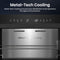 Hisense RB5K330GSFC - Koel-Vriescombinatie - 330 liter - Zwart/RVS