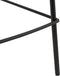 Alterego Mini Calvin - Bruine Microfabric Barkruk - 59x54x97,5cm