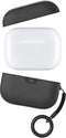 Mous Hoesje schokbestendig Geschikt voor AirPods Pro - Mous Leather Protective Case - Zwart