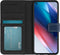 imoshion Hoesje Geschikt voor Oppo Find X3 Lite Hoesje Met Pasjeshouder - imoshion Luxe Bookcase - Donkerblauw