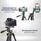 Studio ME Telefoon Statief - 136 cm - Tripod - Bluetooth Afstandsbediening - Zwart