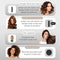 Sansbeauté® 8-in-1 Airstyler - Föhnborstel - 8 opzetstukken - Zwart