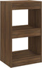 vidaXL - Boekenkast/kamerscherm - 40x30x72 - cm - bruin - eikenkleur