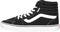 VANS Filmore Hi - Hoge sneakers - Suède/canvas - Zwart/wit - Maat 46