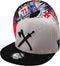 Capiche® Snapback Pet Heren – Knight Templar – Grijs & Zwart – Verstelbaar met Druksluiting – Sportcap – Baseball Cap – Mannen Cap – Warrior Pet