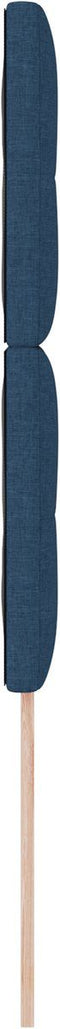 vidaXL - Hoofdbord - met - Knopen - Blauw - 80 - cm