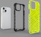 Lunso - Honinggraat Armor Backcover hoes - Geschikt voor iPhone 13 Mini - Rood