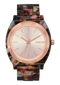 Nixon Time Teller Acetate (Pink Tortoise)