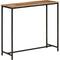 vidaXL - Wandtafel - 80x30x74 - cm - massief - mangohout - en - ijzer