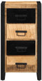 vidaXL - Ladekast - 40x40x75 - cm - massief - ruw - mangohout