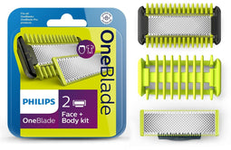 Philips OneBlade Original Blade - Vervangmesjes Body Kit - 2 stuks - QP620/50 - 2 stuks