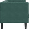 vidaXL - Driezitsbank - Chesterfield-stijl - en - bolsters - fluweel - donkergroen