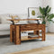 vidaXL - Salontafel - 101x49x52 - cm - bewerkt - hout - oud - houtkleurig