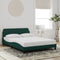 vidaXL - Bedframe - zonder - matras - 120x200 - cm - fluweel - donkergroen