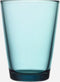 Iittala Kartio Tumbler Glazen Set - Waterglas - Vaatwasbestendige Longdrinkglazen - Zeeblauw - 40 cl - 2 Stuks