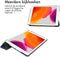 imoshion Tablet Hoes - Geschikt voor iPad 9e generatie (2021) 10.2 inch / 8e generatie (2020) 10.2 inch / 7e generatie (2019) 10.2 inch - Trifold Bookcase - Donkerblauw