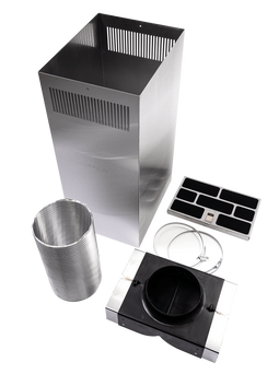 ATAG RMS105ISA - Recirculatie modificatieset - T-stuk RVS bovenmantel met recirculatiesleuven en koolstoffilter