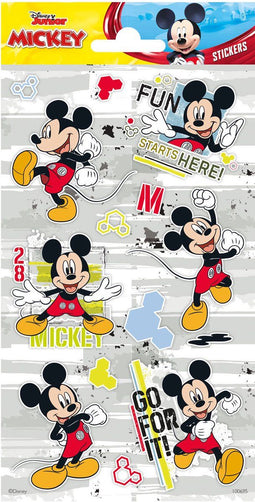 Funny Products Stickers Mickey Mouse 20 X 10 Cm Papier 13 Stuks