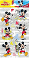 Funny Products Stickers Mickey Mouse 20 X 10 Cm Papier 13 Stuks
