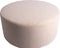 PTMD Evie Teddy Sand round pouf