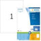 Herma printeretiketten Labels white 210x297 SuperPrint 200 pcs.