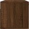 vidaXL - Wandkast - 100x36,5x35 - cm - bewerkt - hout - bruin - eikenkleur