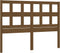 vidaXL - Hoofdbord - 165,5x4x100 - cm - massief - grenenhout - honingbruin
