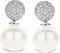 TI SENTO Dames Oorbellen - 925 zilver - Wit parel - 7721PW