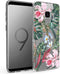 iMoshion Hoesje Geschikt voor Samsung Galaxy S9 Hoesje Siliconen - iMoshion Design hoesje - Groen / Roze / Tropical Jungle