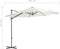 vidaXL - Parasol - met - draagbare - voet - zandkleurig