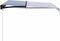vidaXL - Luifel - handmatig - uittrekbaar - met - LED - 350x250 - cm - blauw - en - wit