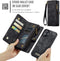 Caseme Geschikt voor iPhone 16 Plus hoesje - Vintage 2 in 1 portemonnee - Zwart