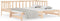 vidaXL - Slaapbank - uitschuifbaar - massief - grenenhout - 2x(90x190) - cm