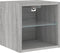 vidaXL - Tv-wandmeubel - met - LED-verlichting - 30x28,5x30 - cm - grijs - sonoma