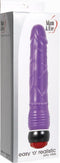 Adam & Eve Easy O Realistic Jelly Vibe Vibrator Paars
