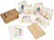 Partizzle® 24x Vrolijke Kerstkaarten - Ansichtkaarten met Enveloppen - 6 Ontwerpen 10x15 cm (24 stuks)