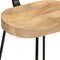 vidaXL - Barkrukken - 2 - st - 49x43x88 - cm - massief - mangohout