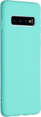 iMoshion Hoesje Geschikt voor Samsung Galaxy S10 Hoesje Siliconen - iMoshion Color Backcover - Mintgroen