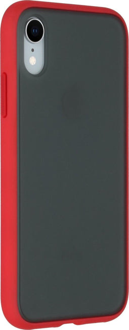 iMoshion Hoesje Geschikt voor iPhone Xr Hoesje - iMoshion Frosted Backcover - Rood