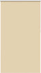vidaXL - Rolgordijn - verduisterend - 125x210 - cm - stofbreedte - 121,6 - cm - beige