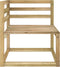 vidaXL - Tuinhoekbanken - 2 - st - pallet - groen - geïmpregneerd - grenenhout