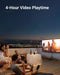 Apollo - Mini Beamer - DLP 854 x 480 1500:1 - UK + EU Plug