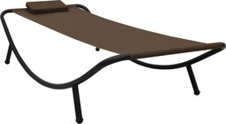 vidaXL - Tuinbed - 200x90 - cm - staal - bruin